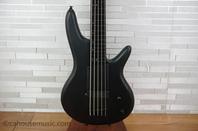 Ibanez GWB35-BKF Gary Willis Signature Soundgear Fretless - Black Flat image 1