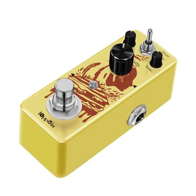 IOppWin Optical Compressor Pedal for Electric Guitar & Bass, Classic Analog Comp Effect with Smooth Attack & Decay, True Bypass, Mini Size Metal Housing image 1