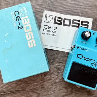 Boss CE-2 Chorus 1980 Silver Screw Long Dash image 1