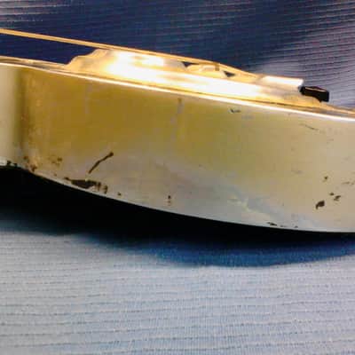 Dobro Cast aluminum lap steel 1930's black & raw aluminum image 10