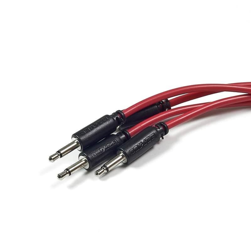 Befaco Patch Cables 80cm, Red (pack of 4) image 1