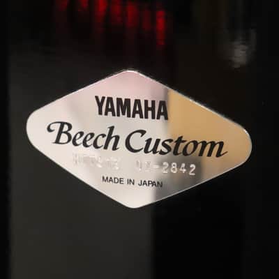 Yamaha 5pc Beech Custom Drum Kit Set 22/16/14/13/12" MIJ image 9