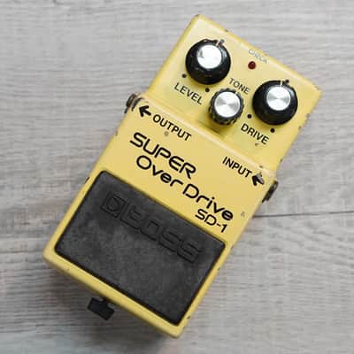 Boss SD-1 Super Overdrive 1981 - 1988 Made In Japan | Reverb