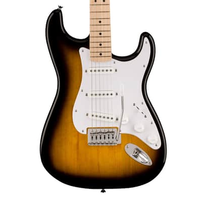 Used Squier Sonic Stratocaster - 2-Color Sunburst w/ Maple Fingerboard image 3