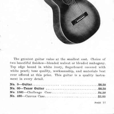 May-Bell 1930s Aged Sunburst Parlor Guitar image 16
