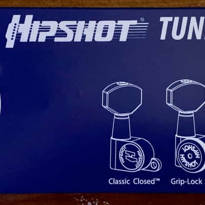 Hipshot locking tuners 3+3 Black image 1