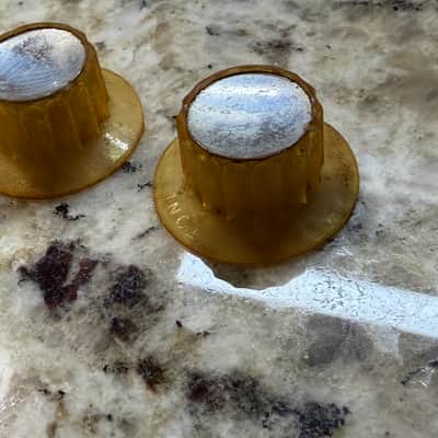 Guild / Kay 2 Gold Knobs Volume Tone 60s image 6