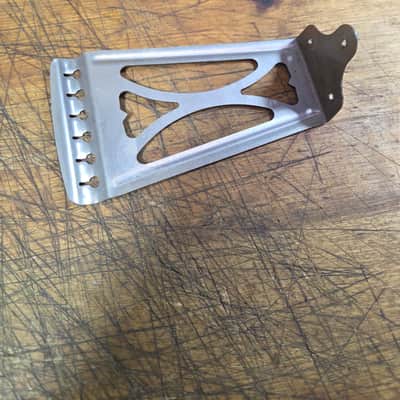 Vintage 1965 Harmony Airline Silvertone Stella Guitar Tailpiece Luthier Parts #5 image 5