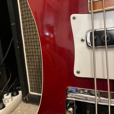 Rickenbacker 4001 1980 - Burgundy Red + Hipshot Bridge + Case image 9