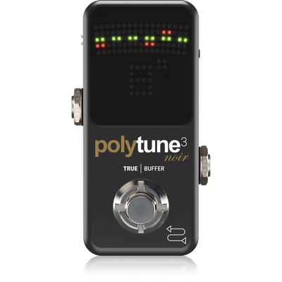 TC Electronic Polytune 3 Noir Polyphonic Tuner Pedal with Buffer image 1