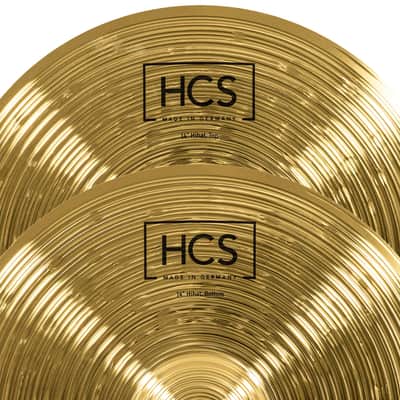 Meinl Cymbals HCS14H 14" HCS Traditional Hi Hat Pair (VIDEO) image 5