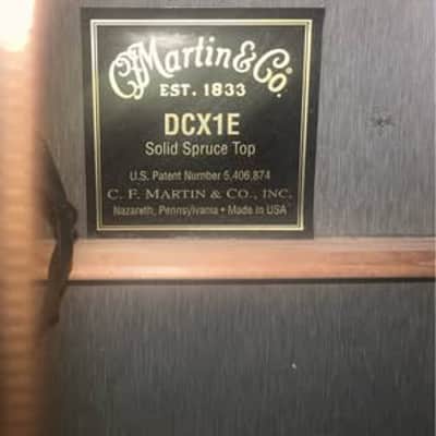 Martin DCX1E Sitka Spruce/HPL Dreadnought with Cutaway 2007s - Natural image 8
