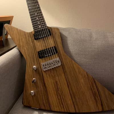 Roman Guitars 8-String Explorer (Left-Handed) 2019 Natural Koa image 1