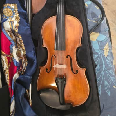 Beautiful One Piece Back Daniel Moinel 4/4 1948 Professional Violin, perfectly setup in Edinburgh and played in professional Orchestra, Warm Silvery big sound, incredibly easy to play. Suitable for orchestra or soloist playing. image 16