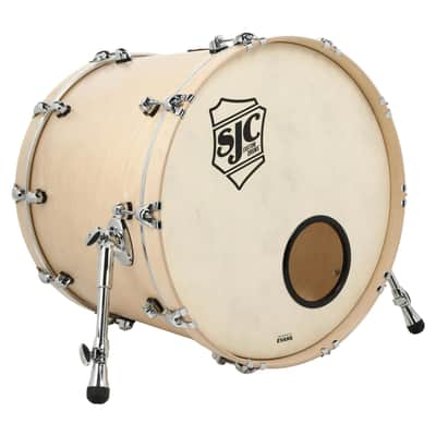 SJC Drums Tour 18" x 22" Bass Drum-Matte Black *USA Small Business* image 3