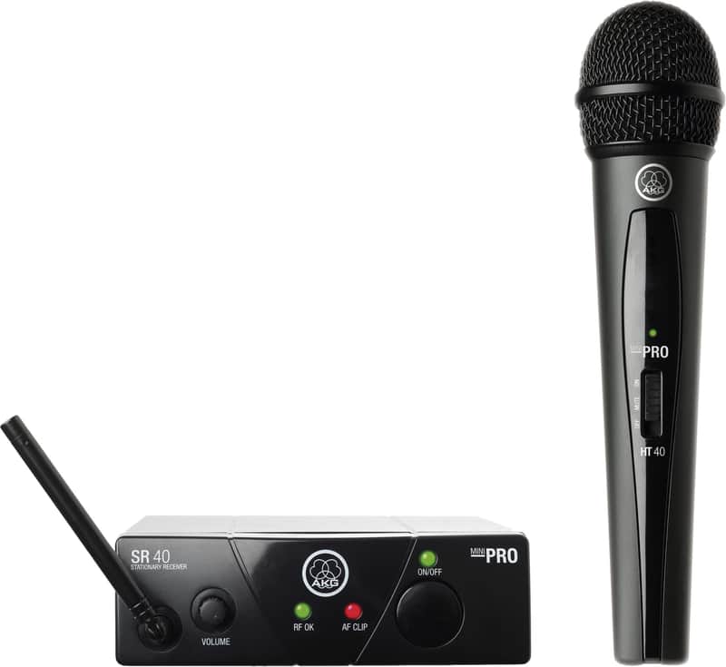 AKG Pro Audio WMS40MINI Vocal Set Band US25A Wireless Microphone System image 1