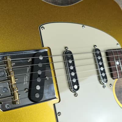 MyDream Partcaster Custom Built - Gold Nashville Quarter Pound Freeway image 4