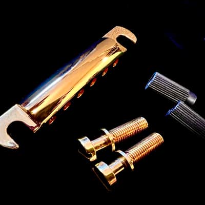 Gibson NOS vintage Stop Tailpiece SG Les Paul 1989 - Gold image 1