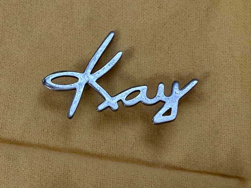 Kay Headstock Logo Badge Emblem 50s-60s image 1