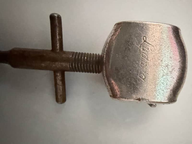 Ludwig 2 Clip Mount Bass Drum Spur Vintage image 1
