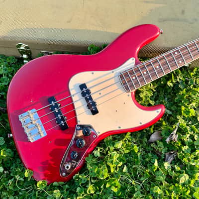 Fender Collector Series Dakota Red Jazz Bass Guitar 1981-1983 image 10