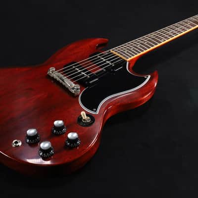 Gibson Custom Shop 1963 SG Special Reissue Lightning Bar VOS Cherry Red - SGSP63VOCHNH1 353 image 3