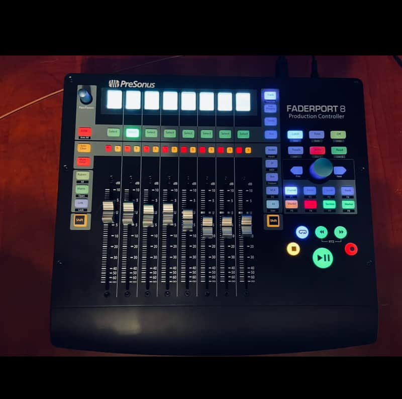 PreSonus FaderPort 8 USB DAW Control Surface 2017 - Present - Black image 1