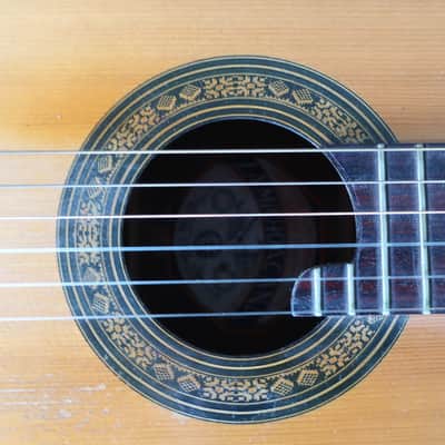 Vintage 1950-60s Geronimo Villafan La Michoacana Classical Flamenco Acoustic Guitar Made In Mexico Beautiful Design Lush Huge Tones Garrido Case image 5