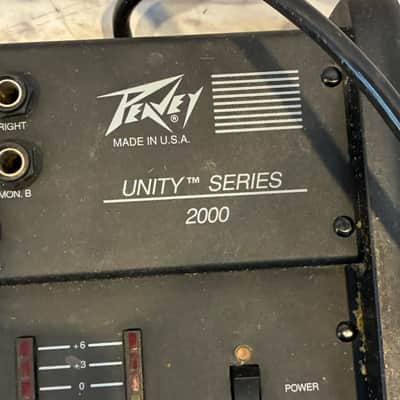 Peavey Unity 2000 12 Channel Mixer with Case Mixer image 2