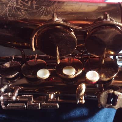 H.N. WHITE * ZEPHYR , ( KING ) ALTO AMAZING SAX ZEPHYR 1944 - BRASS image 6