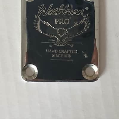 Washburn Pro Series Chrome Guitar Neck Plate image 2