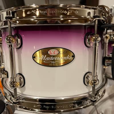 Pearl Masterworks - Mike Portnoy Mike Mangini Custom Piano White Purple Fade Lacquer image 7