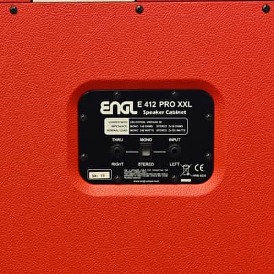 Engl E635-E412XXLB-40th Fireball 100 40th Anniversary 2-Channel 100-Watt Guitar Amp Halfstack from 2023 in Red image 8