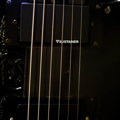 Tartarians Guitar Hand Carved Series - Explorer Model | "Hands Of Kraken X Rupes Nigra Ancient Map" | Equipped W/Fishman Fluence Single Width combined with Veyz Sustainer & Seymour Duncan AHB-1 | image 7