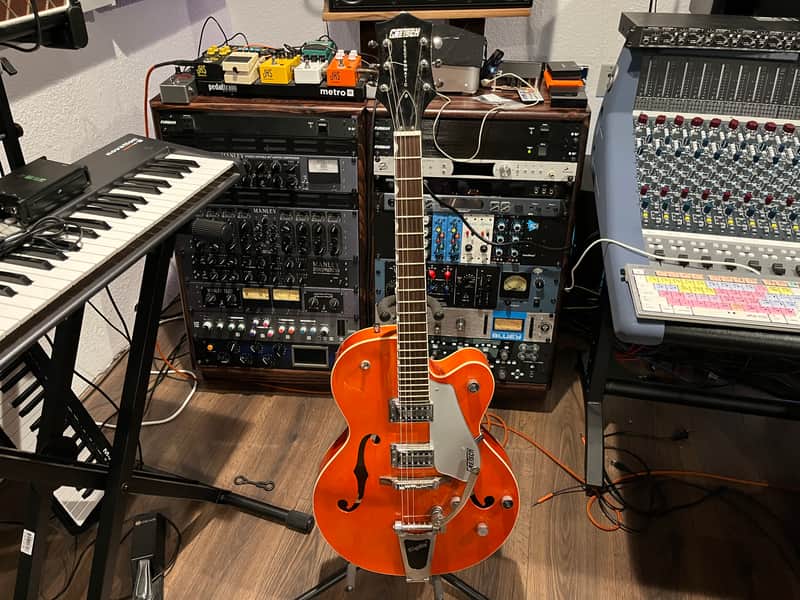 Gretsch electromatic Hollow Body 2004 - orange image 1