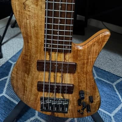 2009 Fodera Emperor II 5 Elite – Spalted Mango Top, NYC Era, Pope Preamp, OHSC image 6