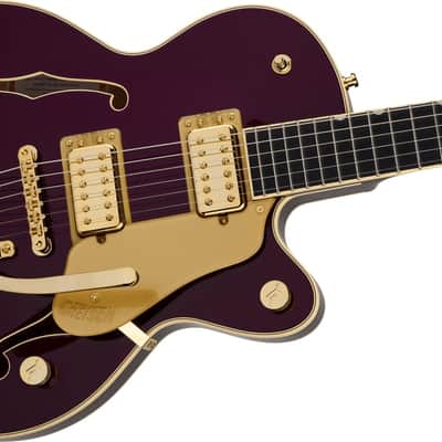 SPECIAL-ORDER! GRETSCH Broadkaster® Jr. LX Center Block with String-Thru Bigsby / Blackberry image 1