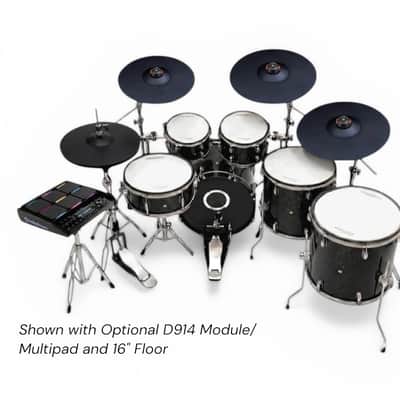 Dolby REV-9 Black Sparkle E Drum Kit for Roland Alesis Lemon image 2