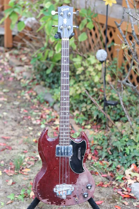 Gibson eb-o 1967 - red image 1