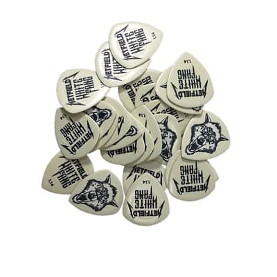 Dunlop Guitar PIcks White Fang 24 Picks 1.14mm James Hetfield image 1