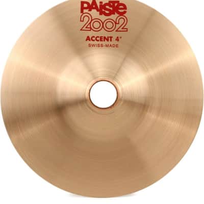 Paiste 4-inch 2002 Accent Cymbal - each image 2