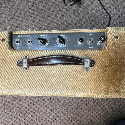 1957 Vintage Fender Tweed Princeton Combo Amp 5F2 image 3