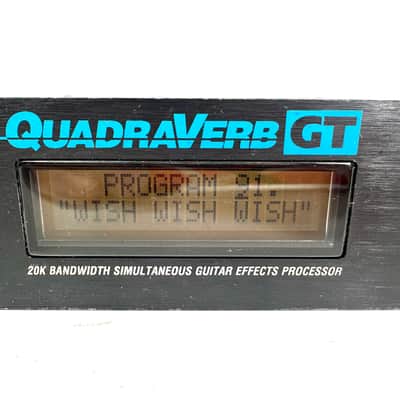 Alesis QuadraVerb GT 20k Bandwidth Simultaneous Guitar Effects Processor 1990s - Black image 4