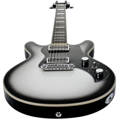 Hagstrom Megin Grey Burst Electric Guitar with Hard Case image 3