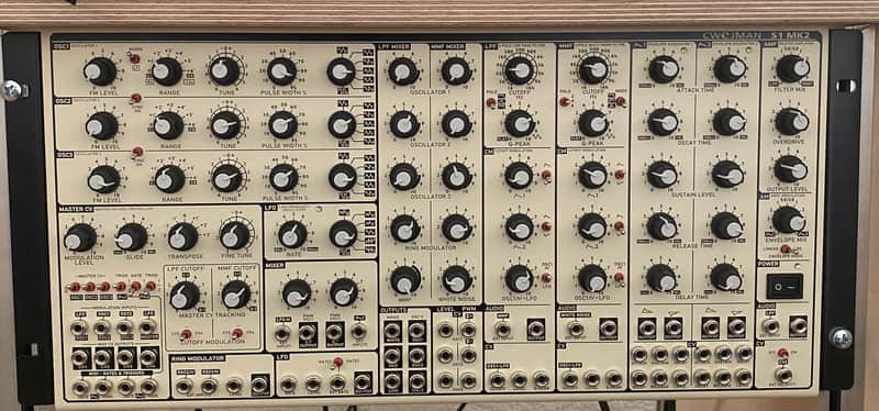 Cwejman S1 MK2 Semi-Modular Monophonic Analog Synthesizer 2026 - Eggshell image 1