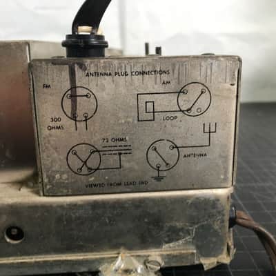 1950s THE FISHER 80r RARE DESIRABLE VINTAGE VACUUM TUBE FM TUNER SERIES 80 image 10