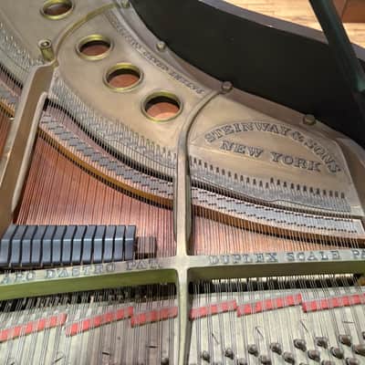 “Golden Age” 1918 Steinway & Sons M - Satin Mahogany (aged, patina) image 5