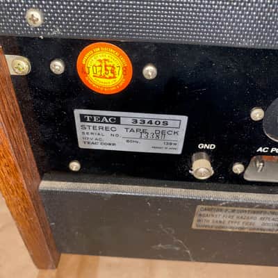 TEAC A-3340S 4 Channel Simul-Sync Stereo Tape Deck - Brand new never