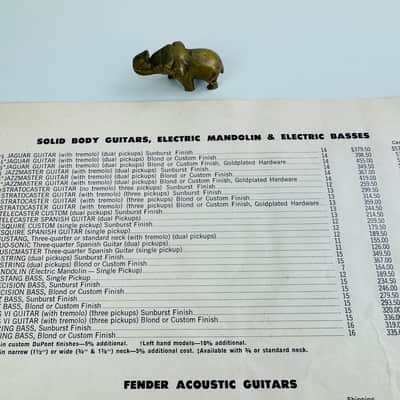 Fender “Fine Electric Instruments” Price List – October 24, 1966 image 6