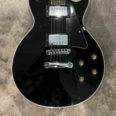 MIJ De Carlo lawsuit era Les Paul custom copy 70s - Ebony image 2